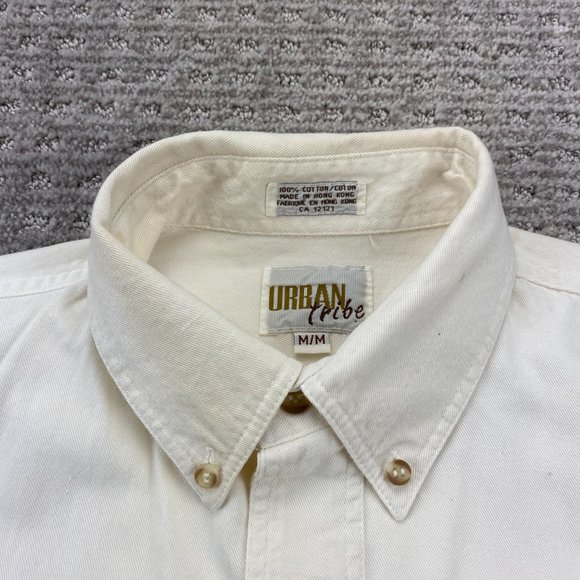 Vintage Kitchener-Waterloo OKTOBERFEST Shirt Men Medium M White Button Down 80s - Picture 5 of 13